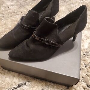 Calvin Klein Black Suede Heels